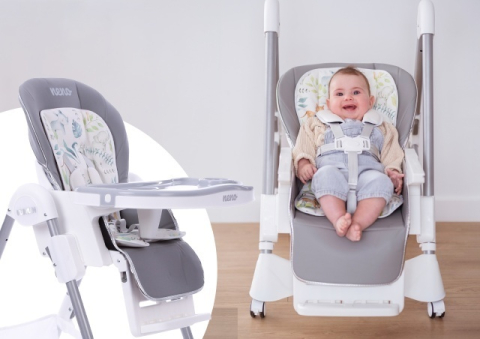 Alimentatie bebe & Accesorii hranire - Neno Sedi Grey scaun de masă multifuncțional BebePrice.ro