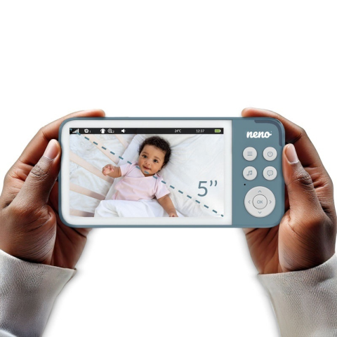 Neno Vedo Blue baby monitor video cu ecran mare de 5 inch BebePrice.ro [6]