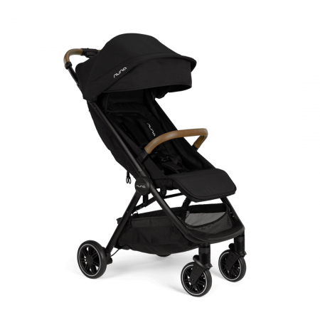 BebePrice - Nuna - Carucior ultracompact cu pliere automata TRVL Caviar [0]