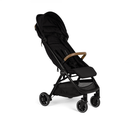 BebePrice - Nuna - Carucior ultracompact cu pliere automata TRVL Caviar [5]