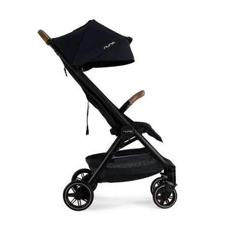 BebePrice - Nuna - Carucior ultracompact cu pliere automata TRVL Caviar [2]