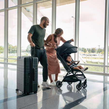 BebePrice - Nuna - Carucior ultracompact cu pliere automata TRVL hazelwood [7]