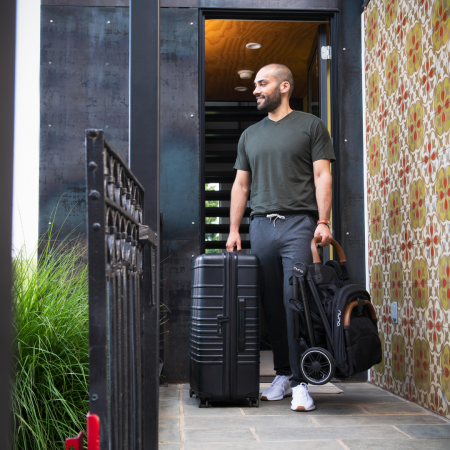 BebePrice - Nuna - Carucior ultracompact cu pliere automata TRVL Pine [8]