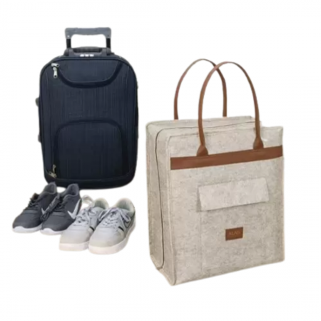 Organizator incaltaminte portabil, Beige, BebePrice [1]