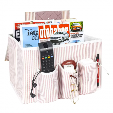 Organizator pentru noptiera bebelusilor, Pink, BebePrice [0]