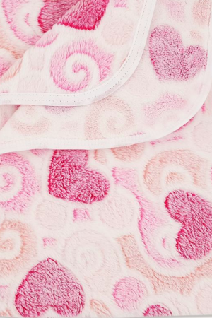 Paturica Bebe Cocolino Alena Pink Heart [2]