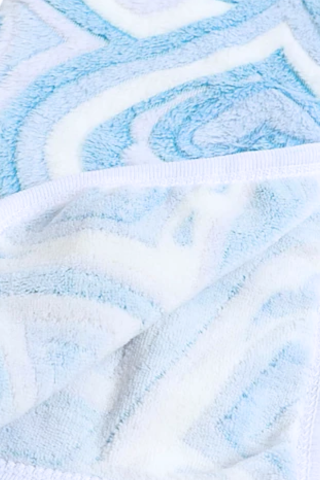 Paturica Bebe Cocolino, Blue Hearts, 75x75 cm, BebePrice [3]