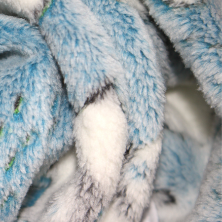 Paturica Bebe Cocolino, Little Panda, Blue, 75x75 cm, BebePrice [2]