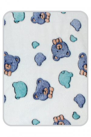 Paturica Bebe Cocolino, Blue Bears, 75x75 cm [1]