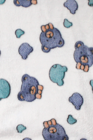 Paturica Bebe Cocolino, Blue Bears, 75x75 cm [4]