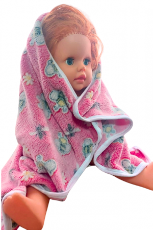 Paturica Bebe Cocolino, Little Bee, Red, 75x75 cm, BebePrice [1]