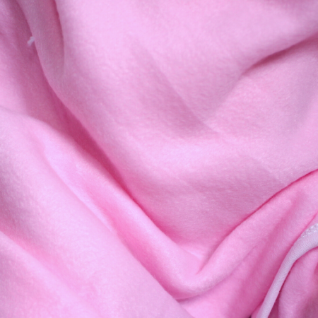 Paturica bebe polar fleece, Alena,cu dantela aplicata, Pink, 75x75 cm [2]
