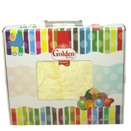 Paturica bebelusi groasa, Yellow, in ambalaj de cadou [0]