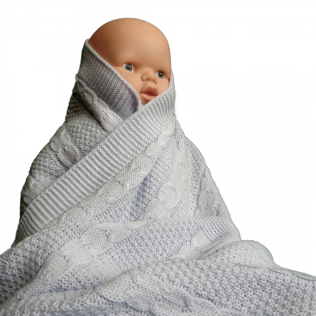 Paturica bebelusi Taffy tricotata Silk Grey [1]