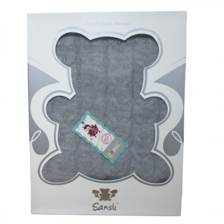 Paturica bebelusi tricotata, Bear, Grey [0]