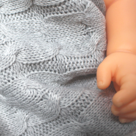 Paturica bebelusi tricotata, Bear, Grey [3]