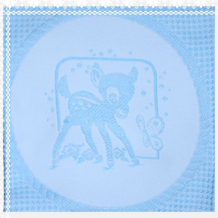 Paturica bebelusi tricotata Bambi, Blue 90x85 cm [4]