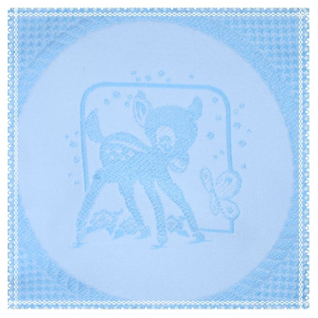 Paturica bebelusi tricotata Bambi, Blue 90x85 cm [0]