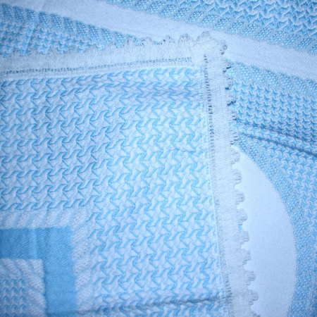 Paturica bebelusi tricotata Bambi, Blue 90x85 cm [3]