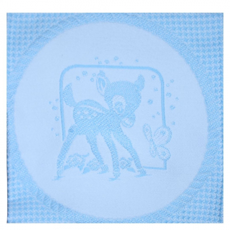 Paturica bebelusi tricotata Bambi, Blue 90x85 cm [5]