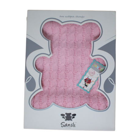Paturica bebelusi tricotata, Bear, Pink [0]