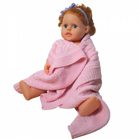 Paturica bebelusi tricotata, Bear, Pink [6]