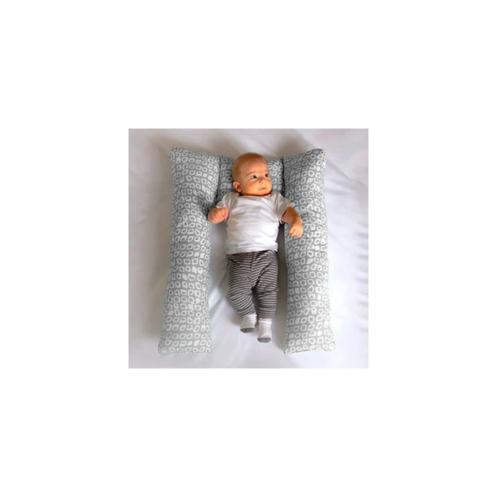 Alimentatie bebe & Accesorii hranire - Pernă 3 în 1 Babynest pentru gravide și alăptare Grey BebePrice.ro