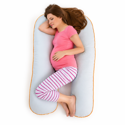 Alimentatie bebe & Accesorii hranire - Pernă 3 în 1 pentru gravide și alăptare în formă de U BebePrice.ro