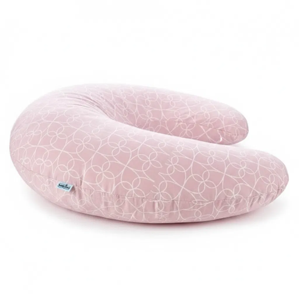 Pernă de alăptat 2 în 1 Nursing Pillow Pink BebePrice.ro [4]