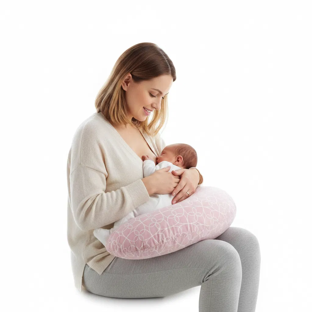 Pernă de alăptat 2 în 1 Nursing Pillow Pink BebePrice.ro [2]