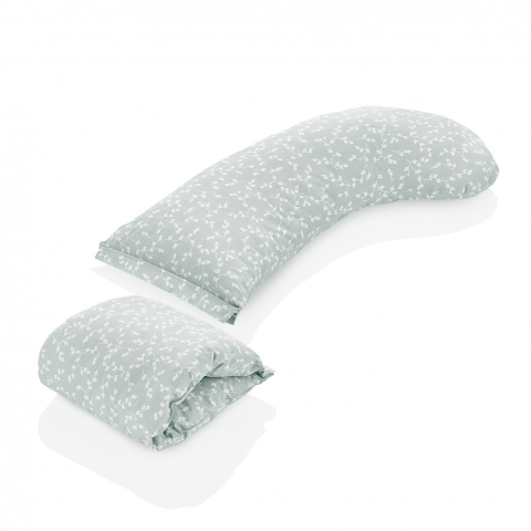 Alimentatie bebe & Accesorii hranire - Pernă multifuncțională pentru alăptat și gravide cu suport detașabil pentru cap Grey BebePrice.ro