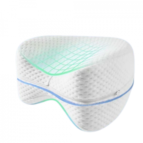 Perna pentru picioare ortopedica, ergonomica 2 in 1 cu spuma de memorie si husa detasabila, BebePrice [8]