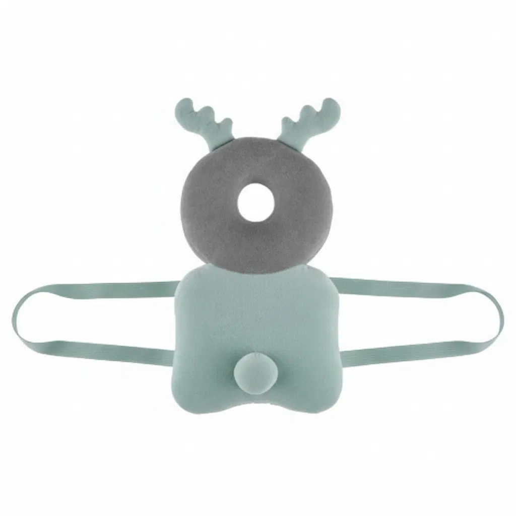 Pernă protecție spate și cap Angel Wings Deer Green 25x40 cm BebePrice.ro [5]