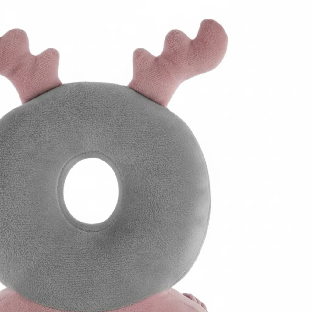 Pernă protecție spate și cap Angel Wings Deer Pink 25x40 cm BebePrice.ro [6]