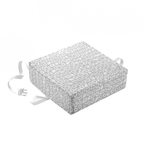 Pernuță înălțător pentru scaun de masă 32 x 32 cm Grey BebePrice.ro [1]