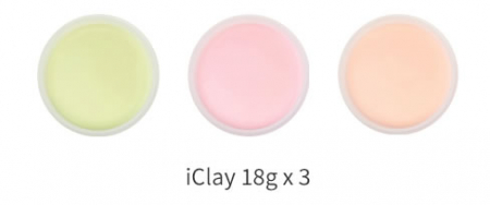 Set plastilina Iclay, Fosforescenta, 3 bucati, BebePrice [3]