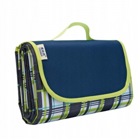 Pled impermeabil, Carouri, 145 x200 cm, Navy, BebePrice [1]