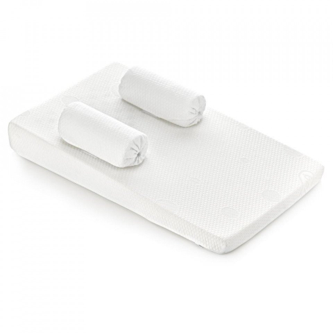 Lenjerii patut & Paturici - Salteluță-cu-plan-înclinat-și-săculeț-cu-sâmburi-de-cireșe-RefluxCalm-premium-pentru-bebelusi---BebePrice.ro