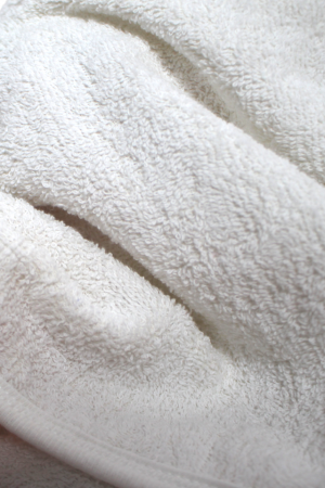 Prosop de baie cu gluga din bumbac, off-white, Butterfly [3]