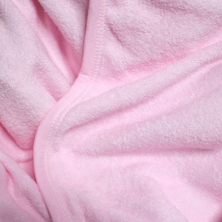 Prosop de baie cu gluga din bumbac , Funny animals, Little Mouse, Pink [2]