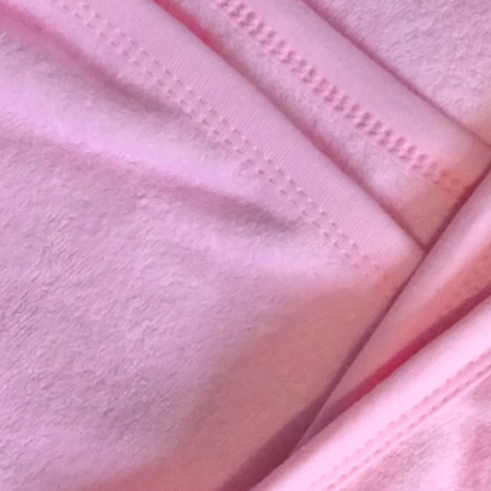 Prosop de baie cu gluga din bumbac , Funny animals, Rabbit and mouse, Roz [3]