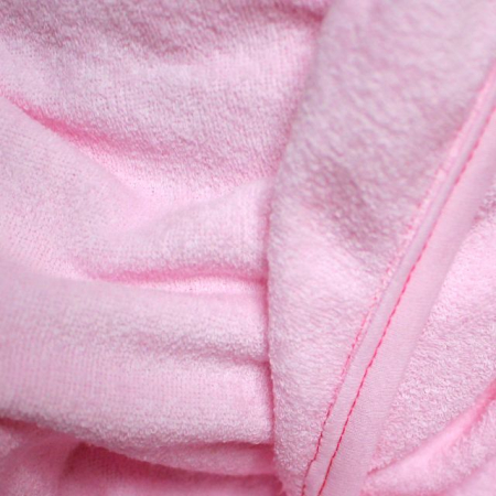 Prosop de baie cu gluga din bumbac , Funny animals, Flying Bear, Pink [2]