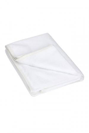 Protectie impermeabila, bumbac,60x120 cm, White, BebePrice [2]