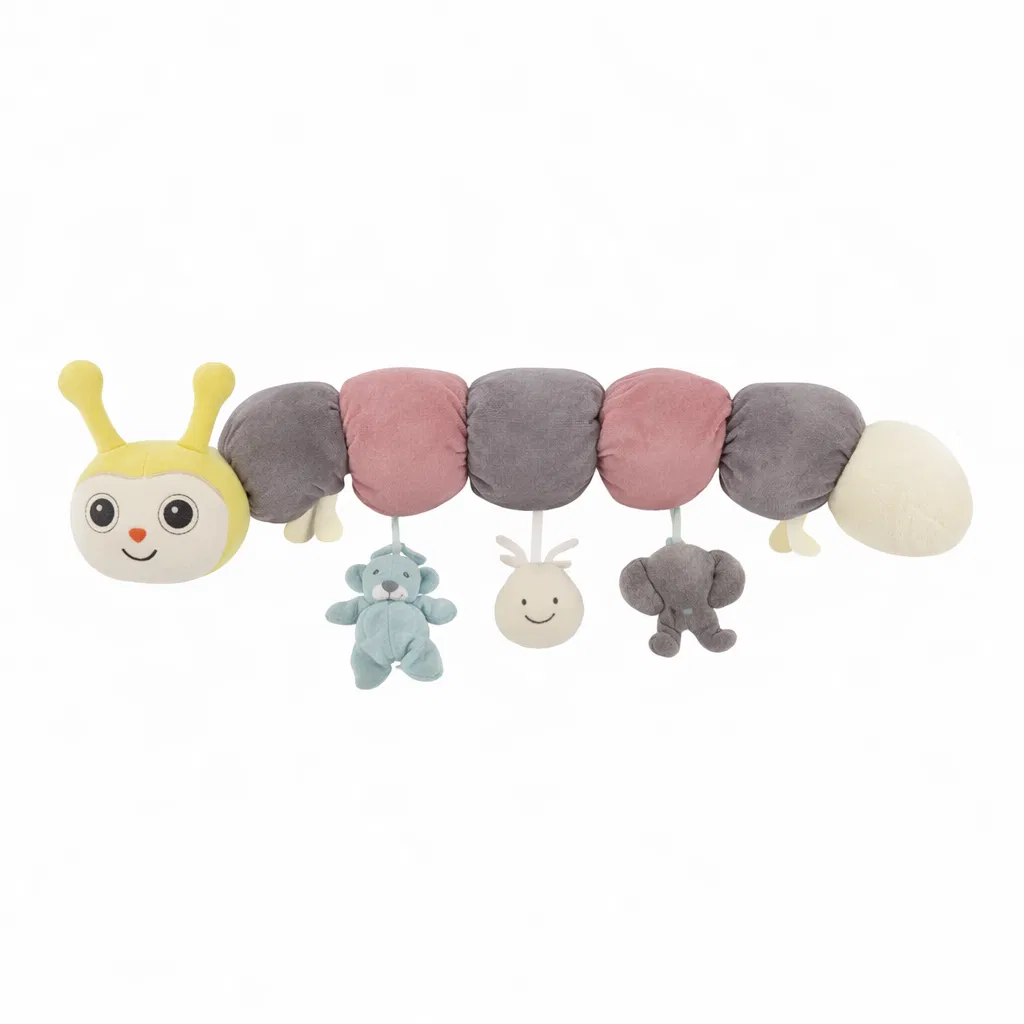 Aleze & Protectii impermeabile - Protecție-laterală-multifuncțională-Caterpillar-SafeGuard-Roz-premium-pentru-bebelusi---BebePrice.ro