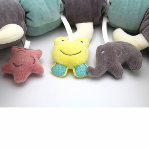 Protecție-laterală-multifuncțională-Caterpillar-SleepRail-Verde-premium-pentru-bebelusi---BebePrice.ro [6]