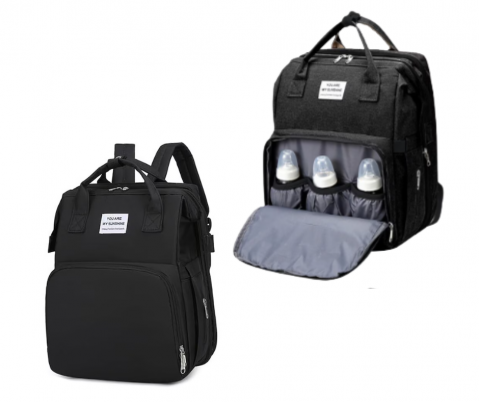 Rucsac multifunctional extensibil, impermeabil cu USB EasyTrip Baby, Midnight, BebePrice [4]