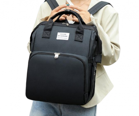 Rucsac multifunctional extensibil, impermeabil cu USB EasyTrip Baby, Midnight, BebePrice [1]