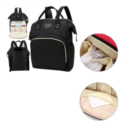 Rucsac termic multifunctional pentru parinti, Black [5]