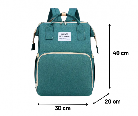 Rucsac multifunctional extensibil, impermeabil cu USB EasyTrip Baby, Forest, BebePrice [3]