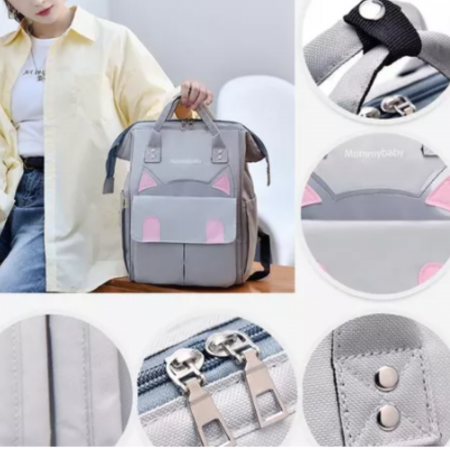 Rucsac termic multifunctional pentru parinti, Mommybaby, Grey [4]